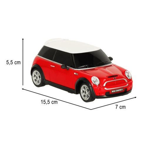 Samochód zdalnie sterowany Rastar 15000 MINI Cooper S 1:27 czerwony