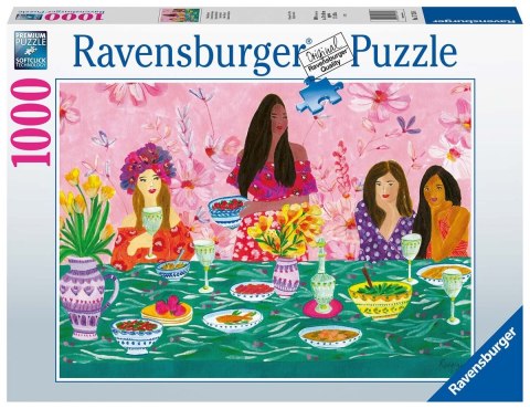 Ravensburger Puzzle 2D 1000 elementów: Dziewczyńske śniadanie 17131