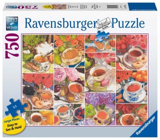 Ravensburger Puzzle 2D Duży Format: Czas na herbatę 750 elementów 17190