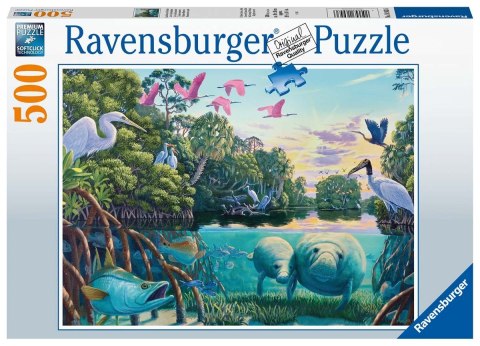 Ravensburger Puzzle 2D: Morskie zwierzęta i ptaki 500 elementów 16943