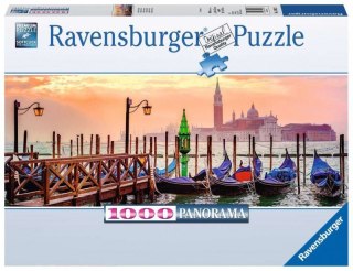 Ravensburger Puzzle 2D Panoramiczne 1000 elementów: Gondole w Wenecji 15082