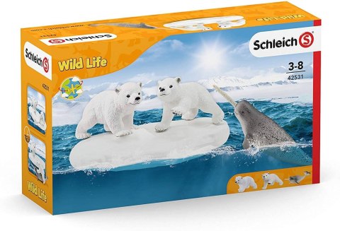 Schleich 42531 Polarny Plac Zabaw Misie Figurki Wild Life