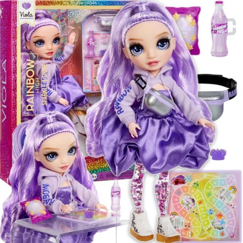 427810-INT Rainbow High Sparkle & Shine Fashion Dolls- VIOLA (Purple)