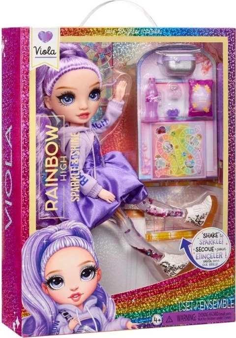 427810-INT Rainbow High Sparkle & Shine Fashion Dolls- VIOLA (Purple)