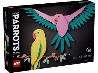 LEGO ART Kolekcja zwierząt - papugi ary 31211