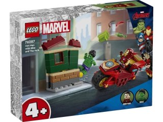 Lego 76287 Iron Man z motocyklem i Hulk