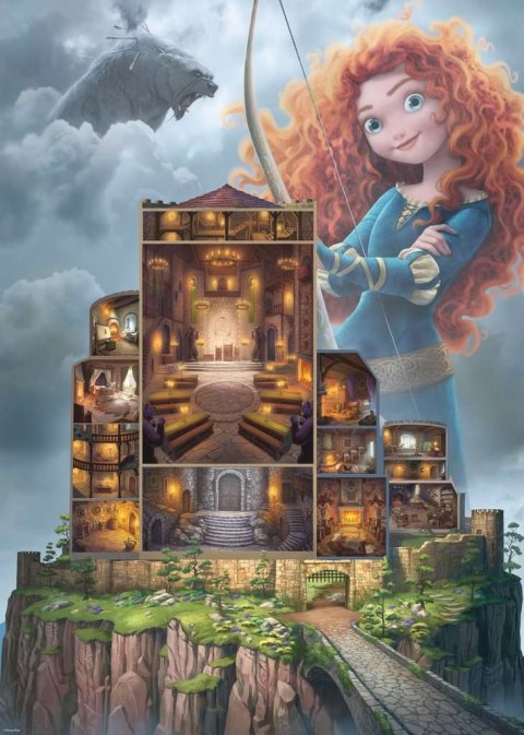 Ravensburger Puzzle 2D 1000 elementów: Disney kolekcja Merida 17335