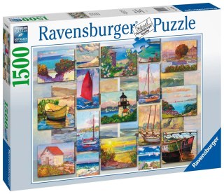 Ravensburger Puzzle 2D 1500 elementów: Kolaż wybrzeża 16820