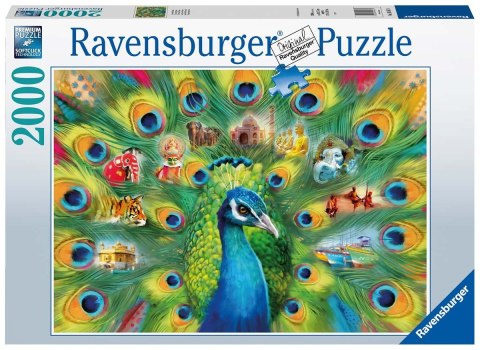 Ravensburger Puzzle 2D 2000 elementów: Pawia Kraina 16567