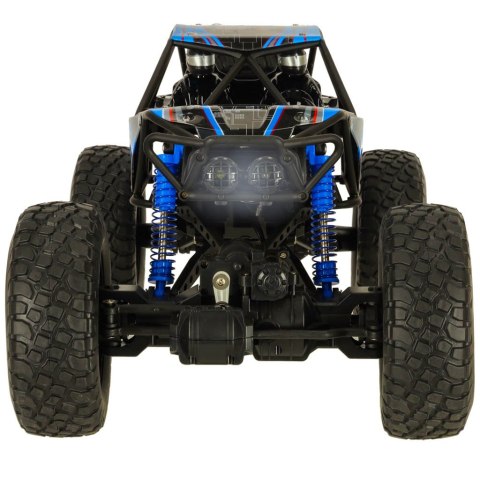 Samochód zdalnie sterowany na pilota RC Crawler Climbing Car 1:10 4WD 48cm niebieski