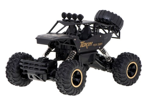 Samochód zdalnie sterowany na pilota RC Rock Crawler 1:12 4WD METAL czarny