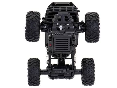 Samochód zdalnie sterowany na pilota RC Rock Crawler 1:12 4WD METAL czarny